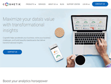 Tablet Screenshot of cognetik.com